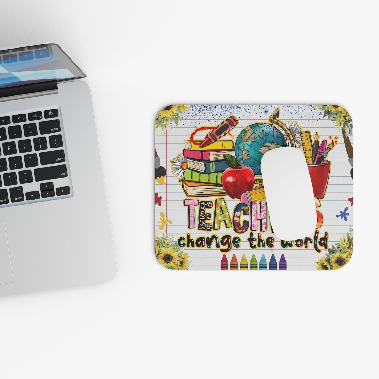 Teachers Change the World Mouse Pad (Rectangle)