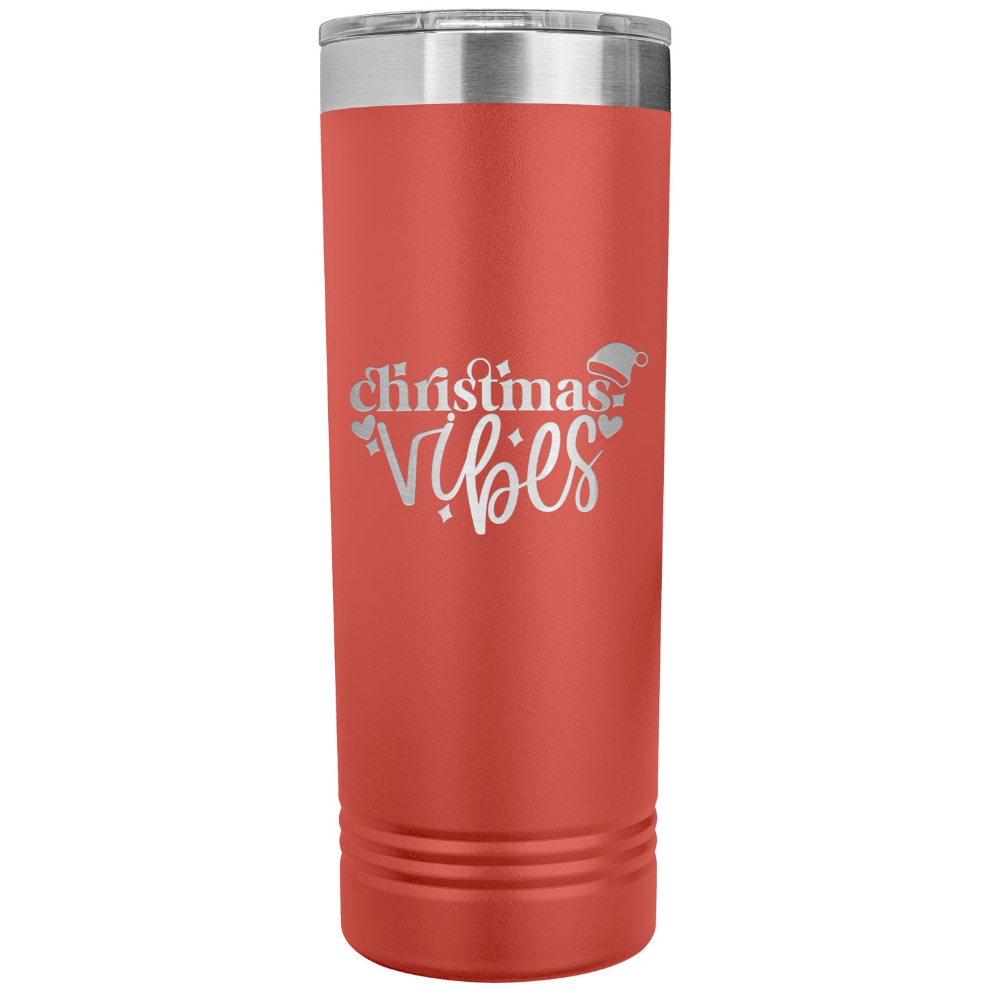 Christmas Vibes Skinny Tumbler