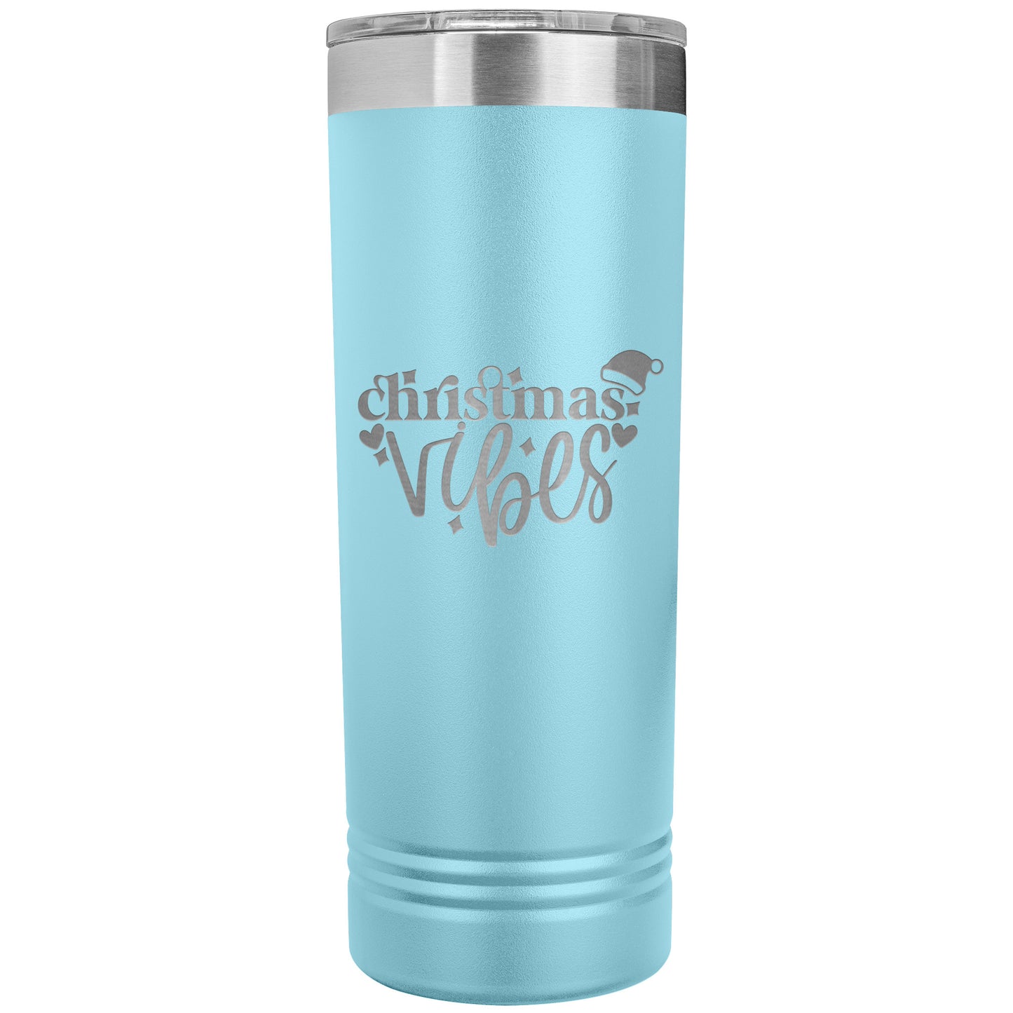 Christmas Vibes Skinny Tumbler