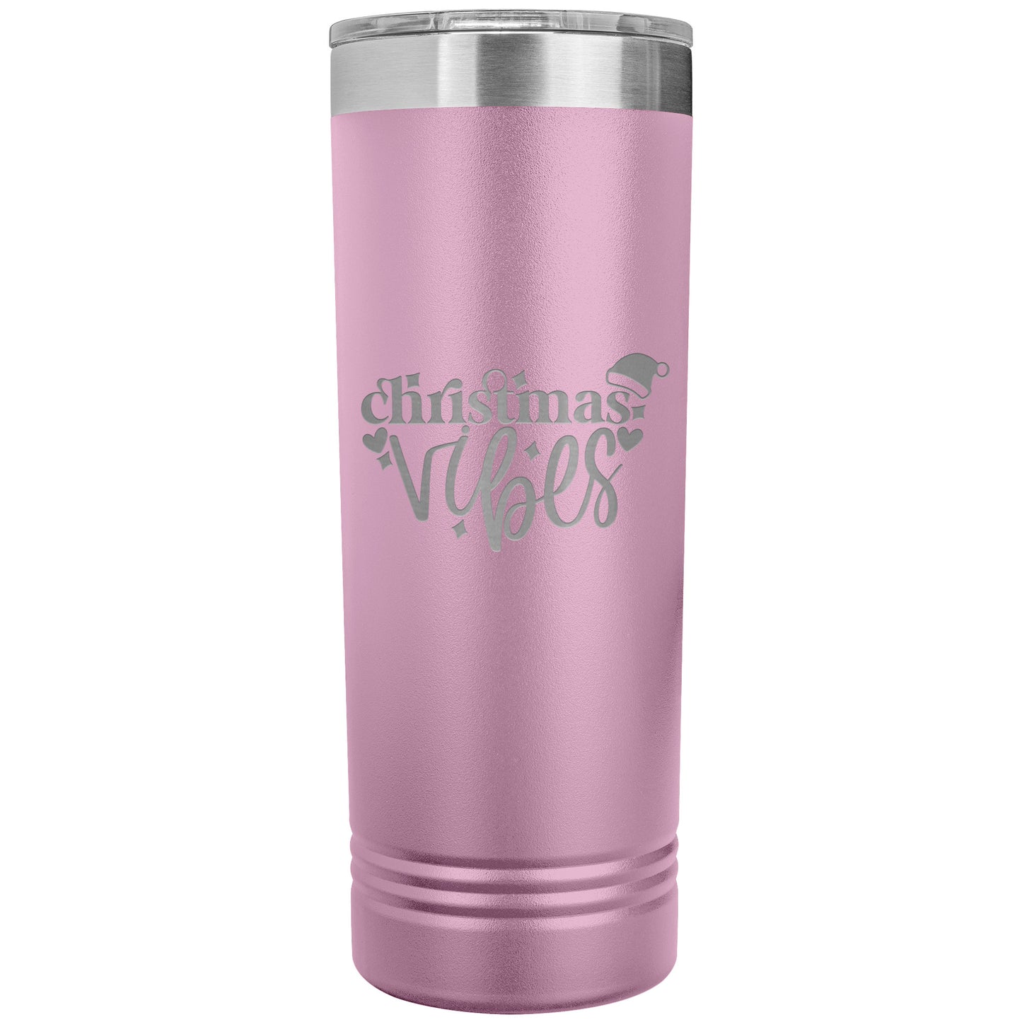 Christmas Vibes Skinny Tumbler