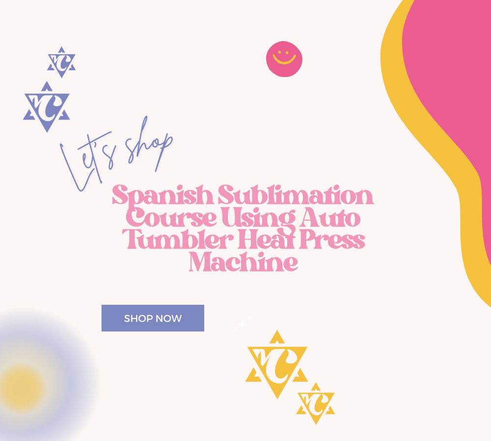 Spanish Sublimation Course Using Auto Tumbler Heat Press Machine