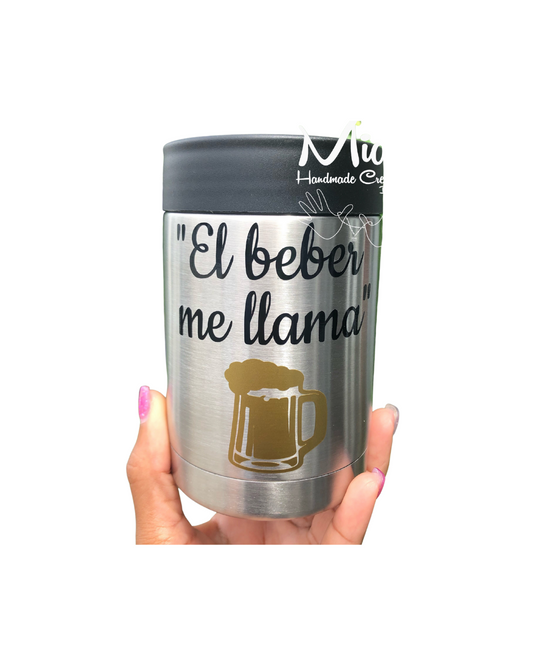 Personalized Can Cooler Double Wall Vacuum Flask Bottle Insulated Beer Bottle Cup