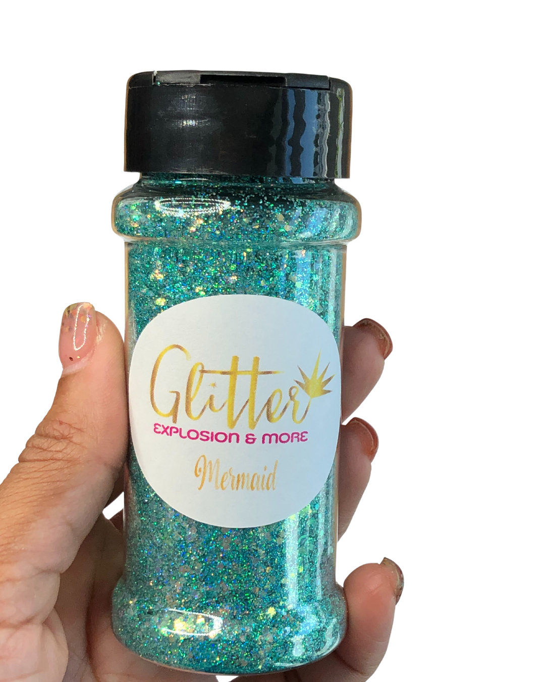 Mermaid Mixed Chunky Glitter 2oz jar