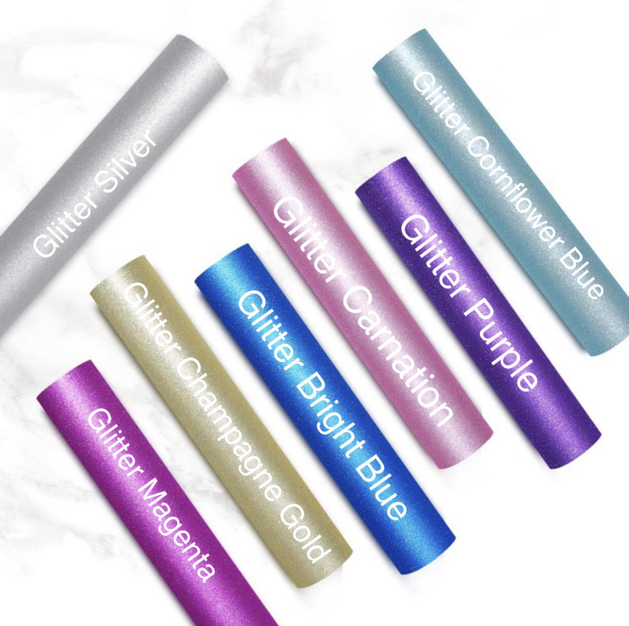 TECKWRAP Glitter Vinyl - Vinil Adhesivo Permanente