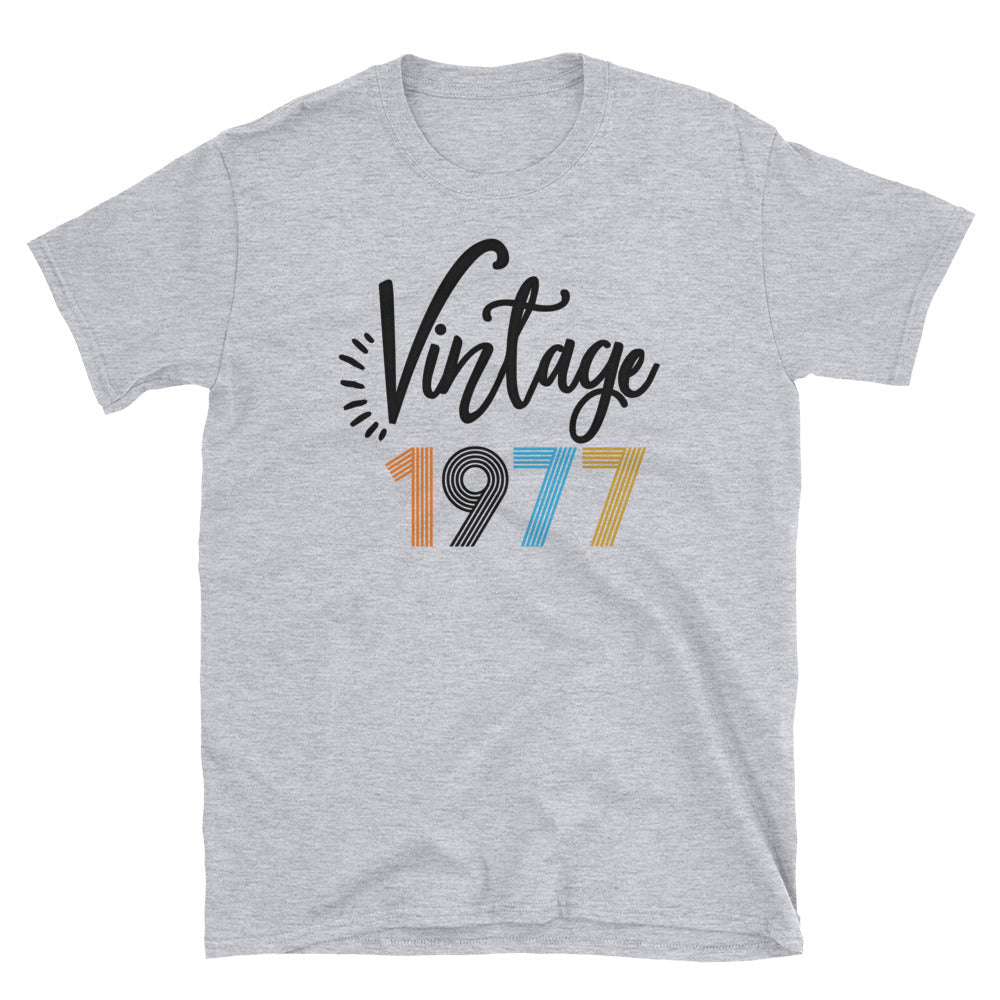 Vintage 1977 Short-Sleeve Unisex T-Shirt