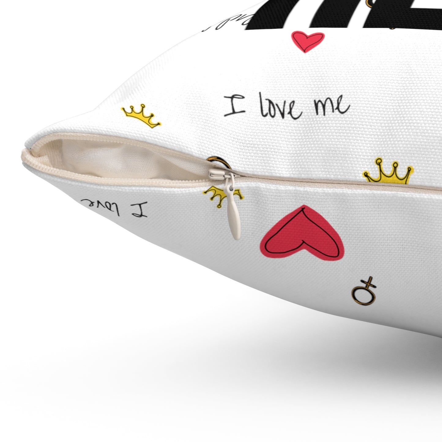 Custom Hearts And Crowns Me Me Me Pillow