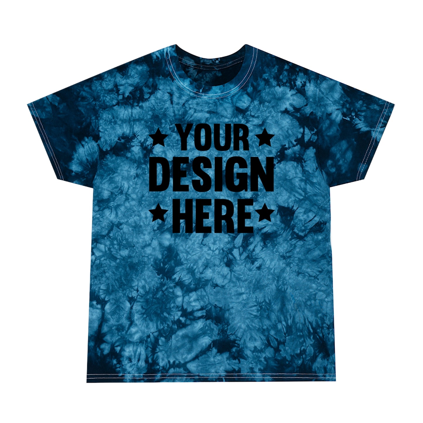 Custom Tie-Dye Tee, Crystal