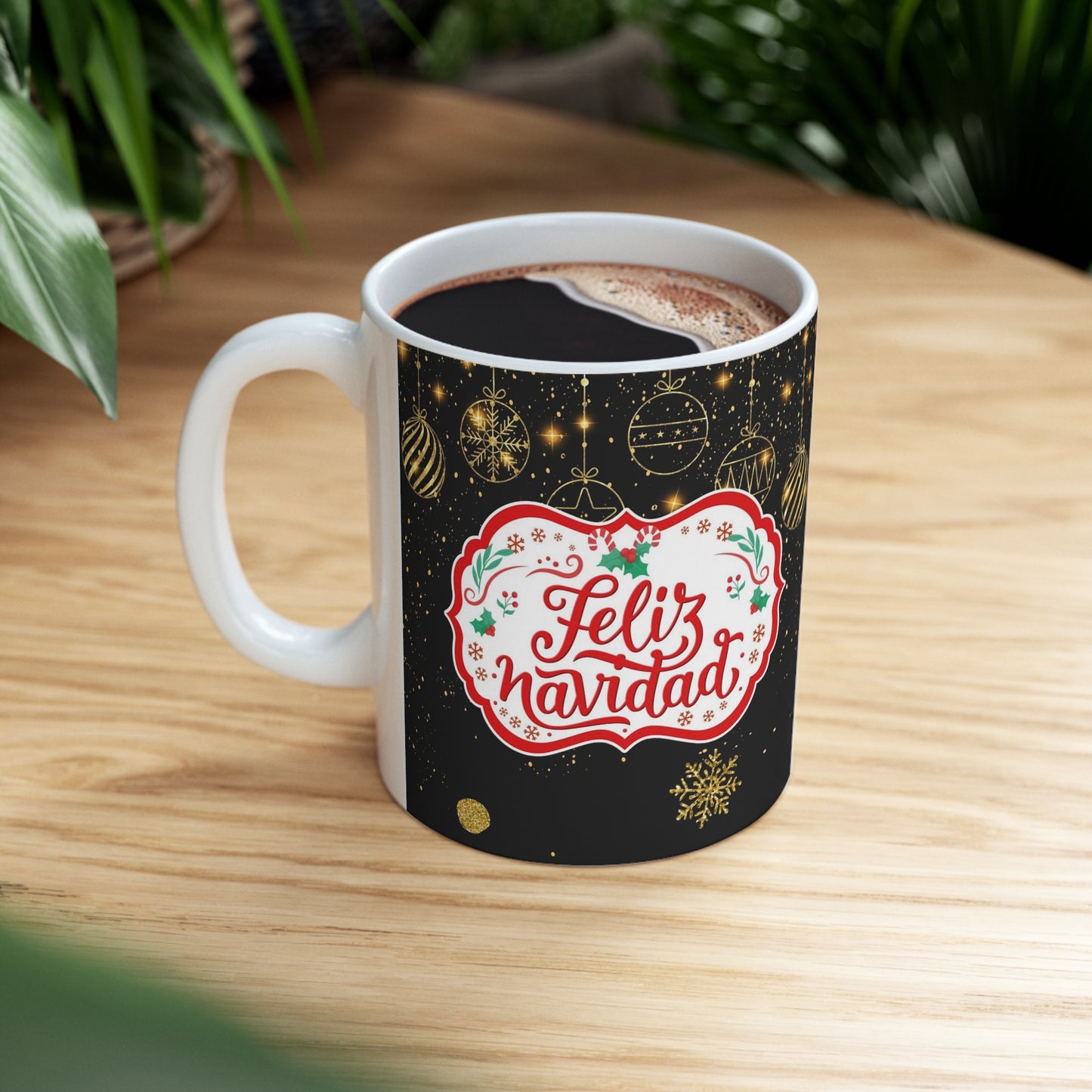 Feliz Navidad Betty B Ceramic Mug 11oz