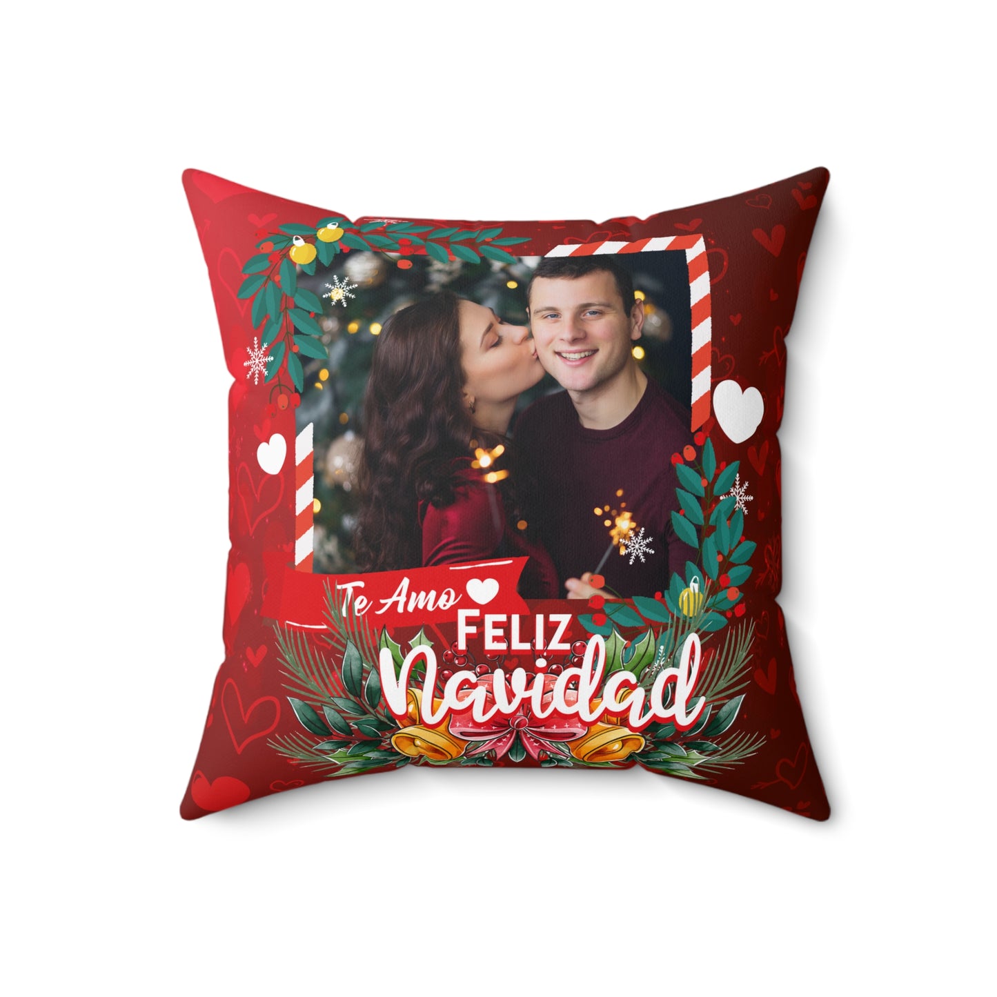 Te Amo Feliz Navidad Pillow