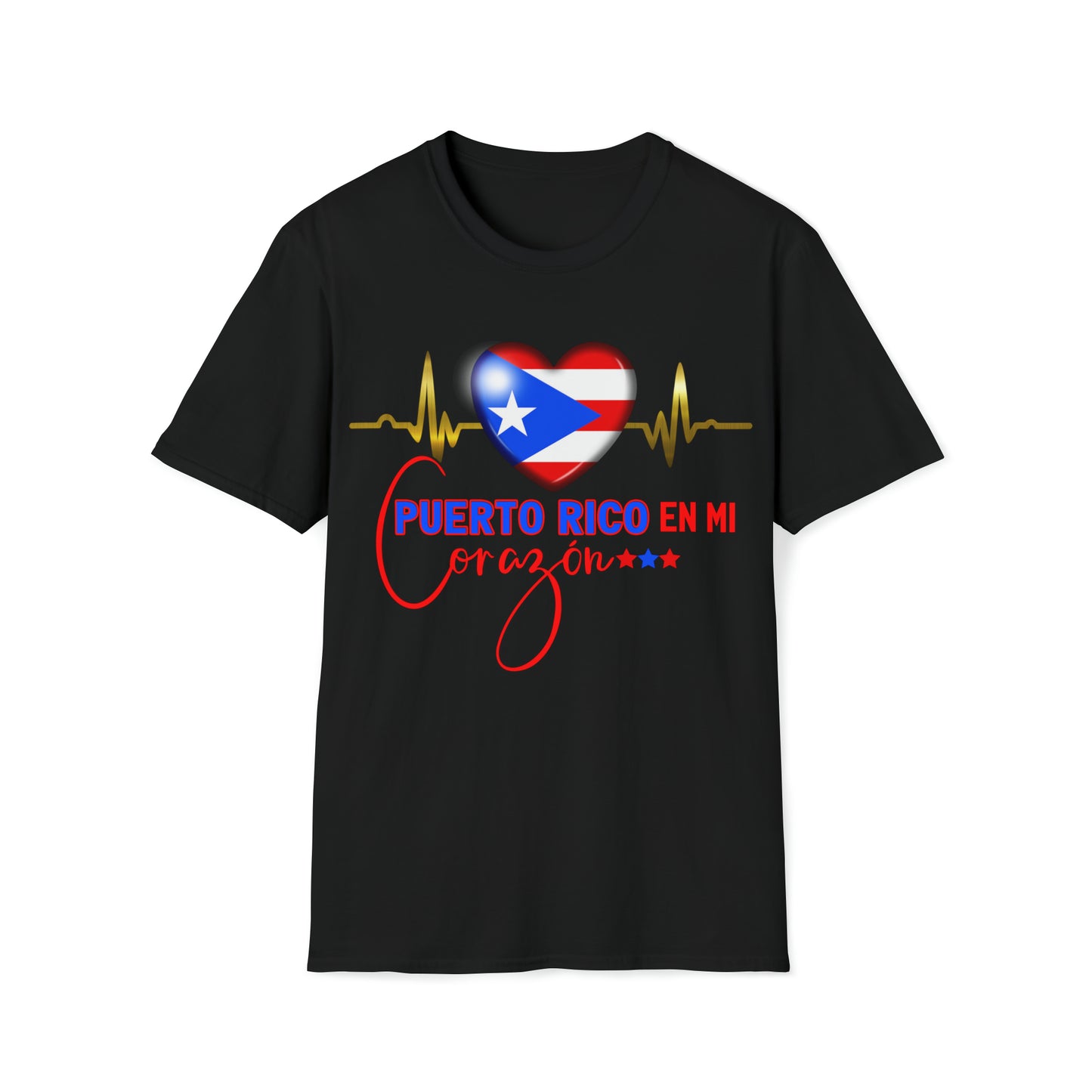 Puerto Rico en mi Corazόn Unisex Softstyle T-Shirt