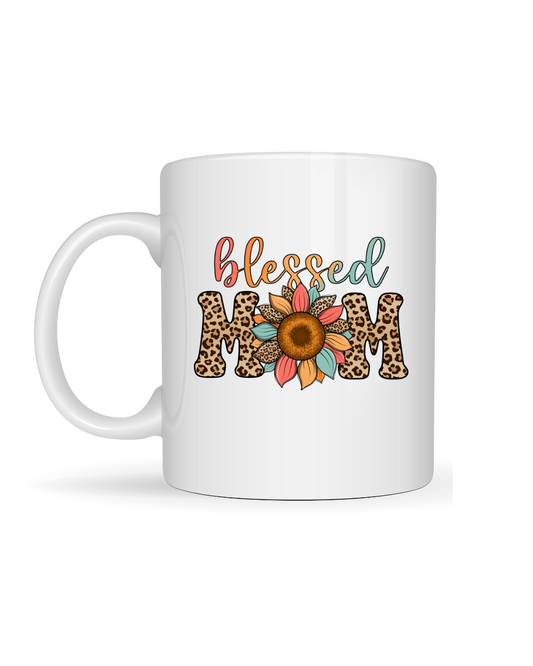 Blessed Mom Ceramic Coffee Mug