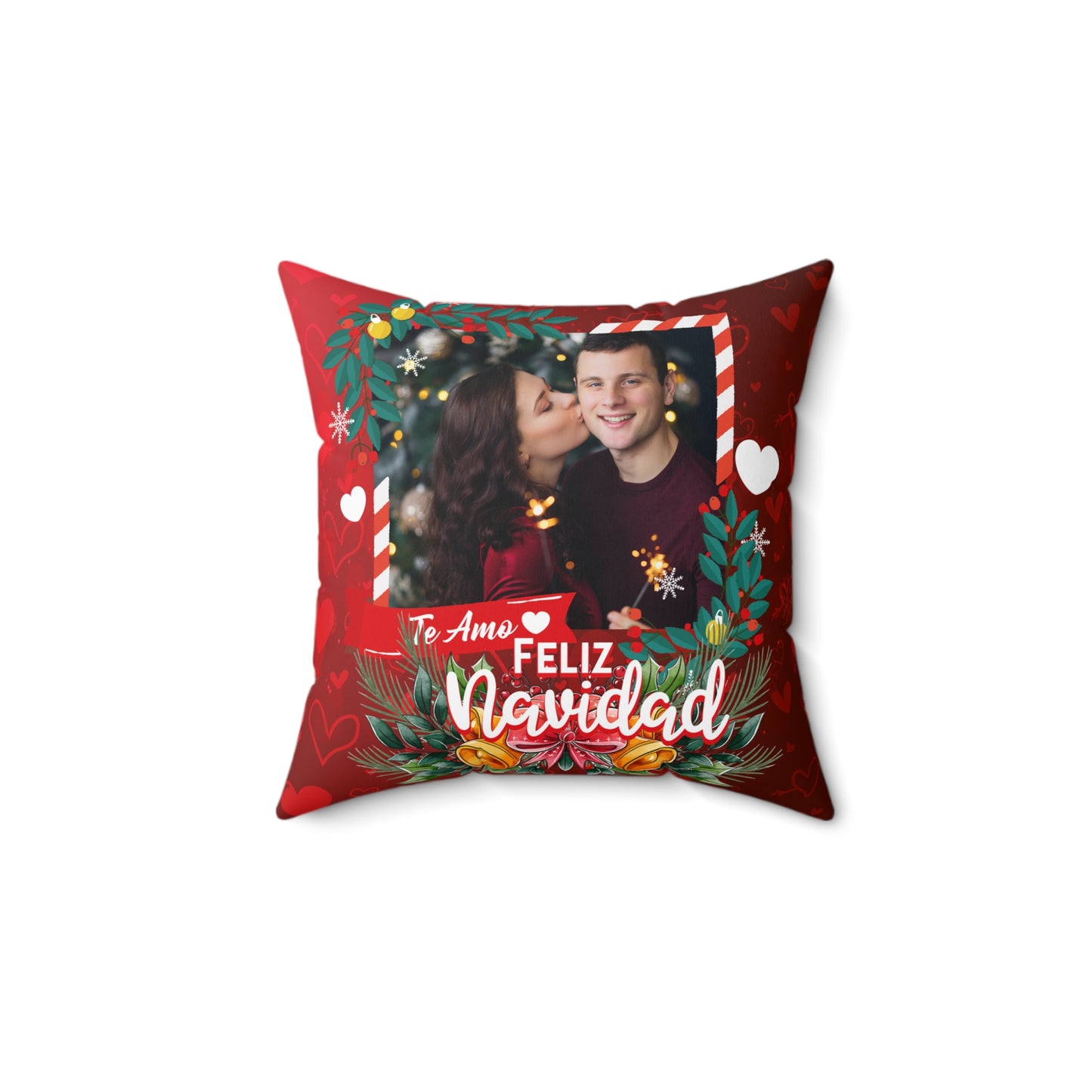 Te Amo Feliz Navidad Pillow