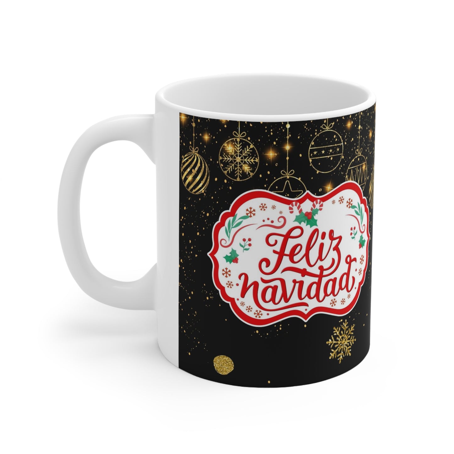 Feliz Navidad Betty B Ceramic Mug 11oz