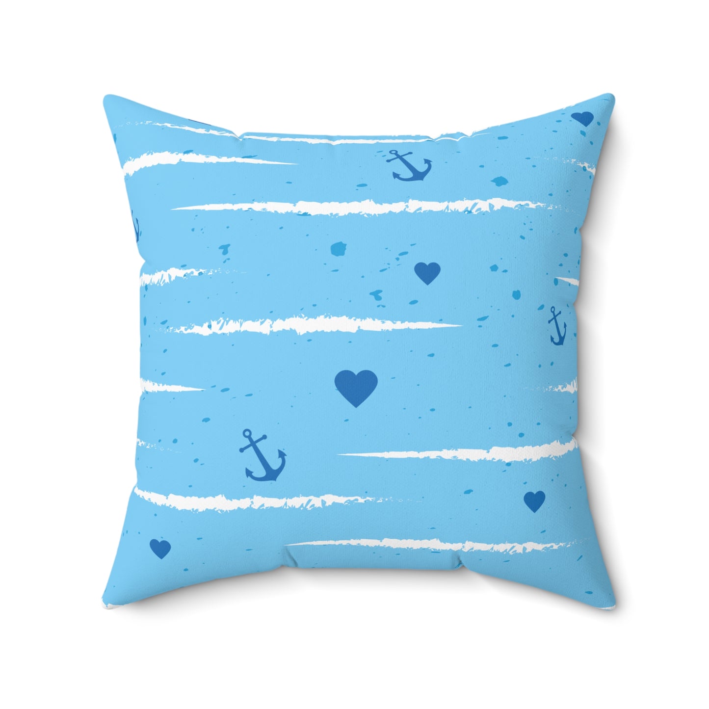 Custom Sailing Pattern Pillow