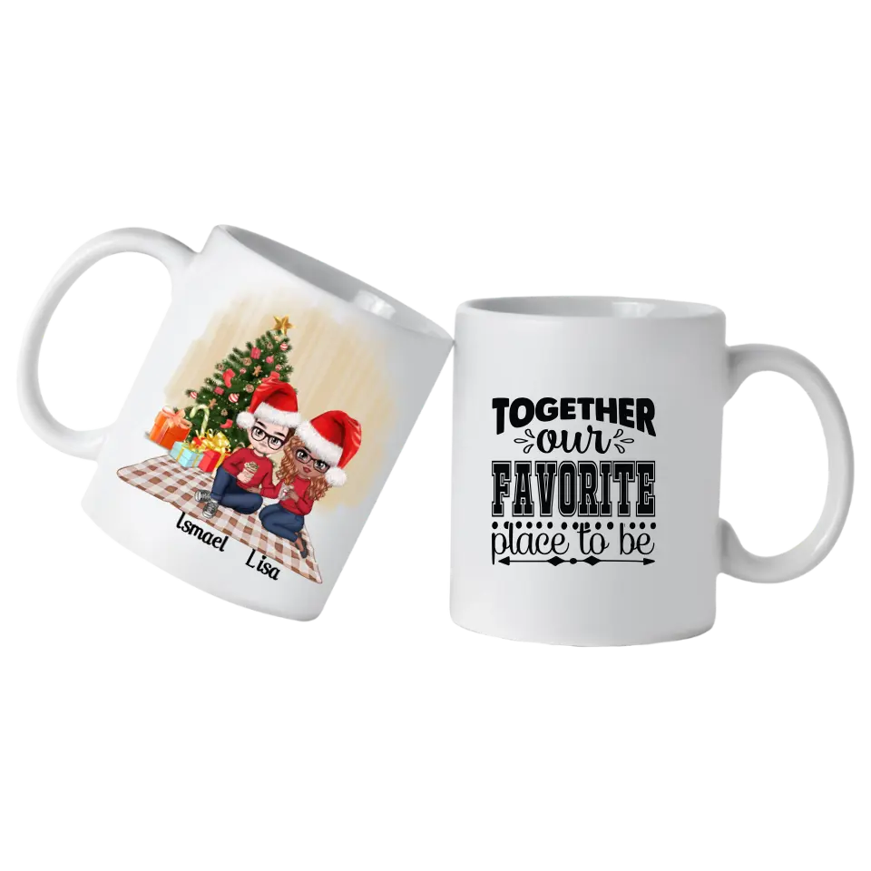 Together Our Favorite Place To Be Personalized Mug