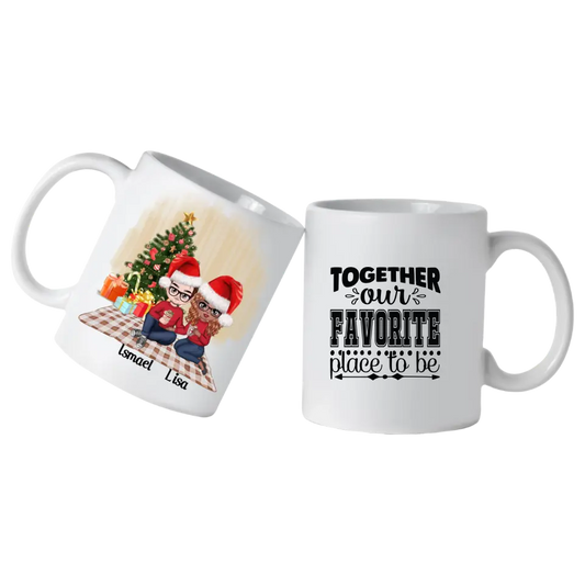 Together Our Favorite Place To Be Personalized Mug