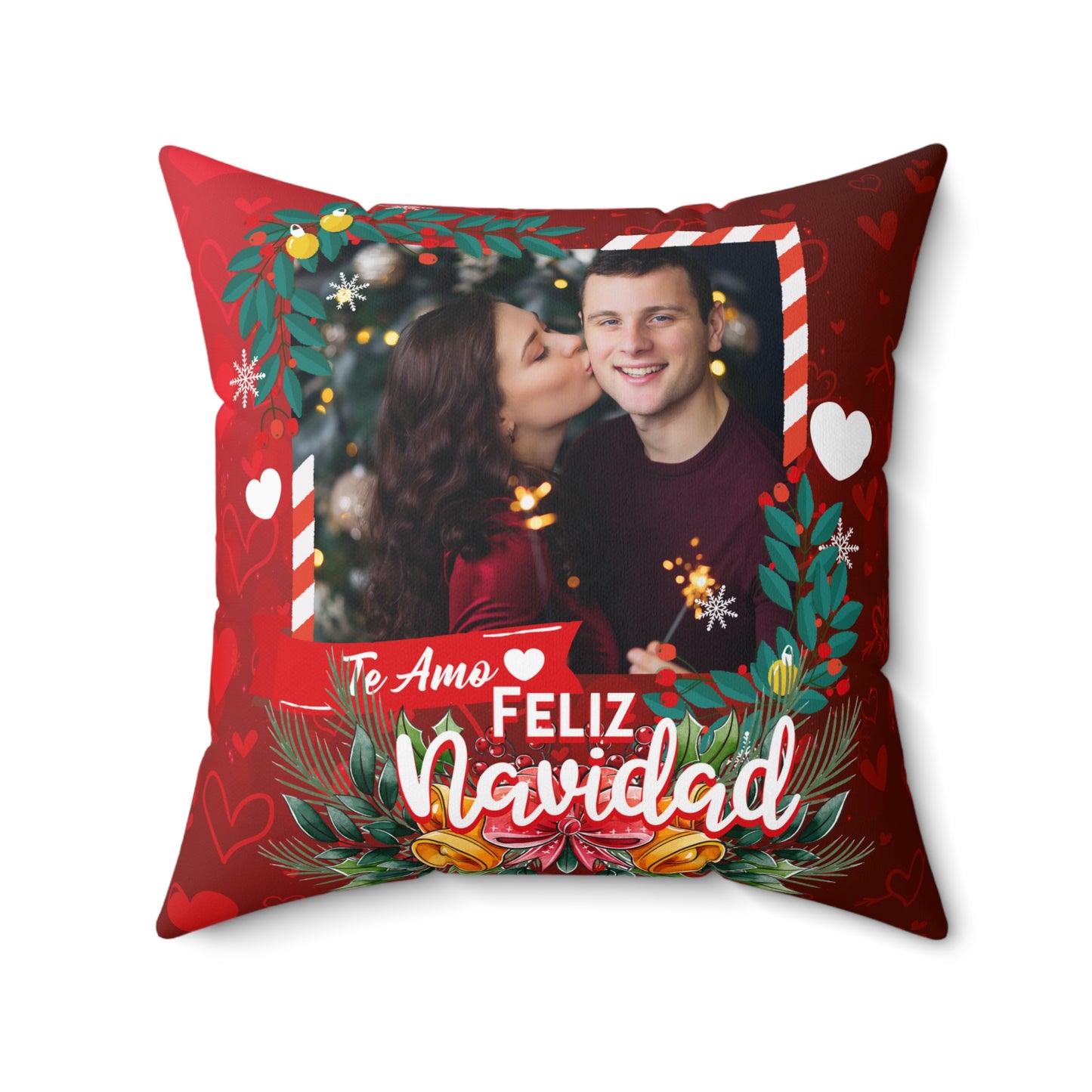 Te Amo Feliz Navidad Pillow