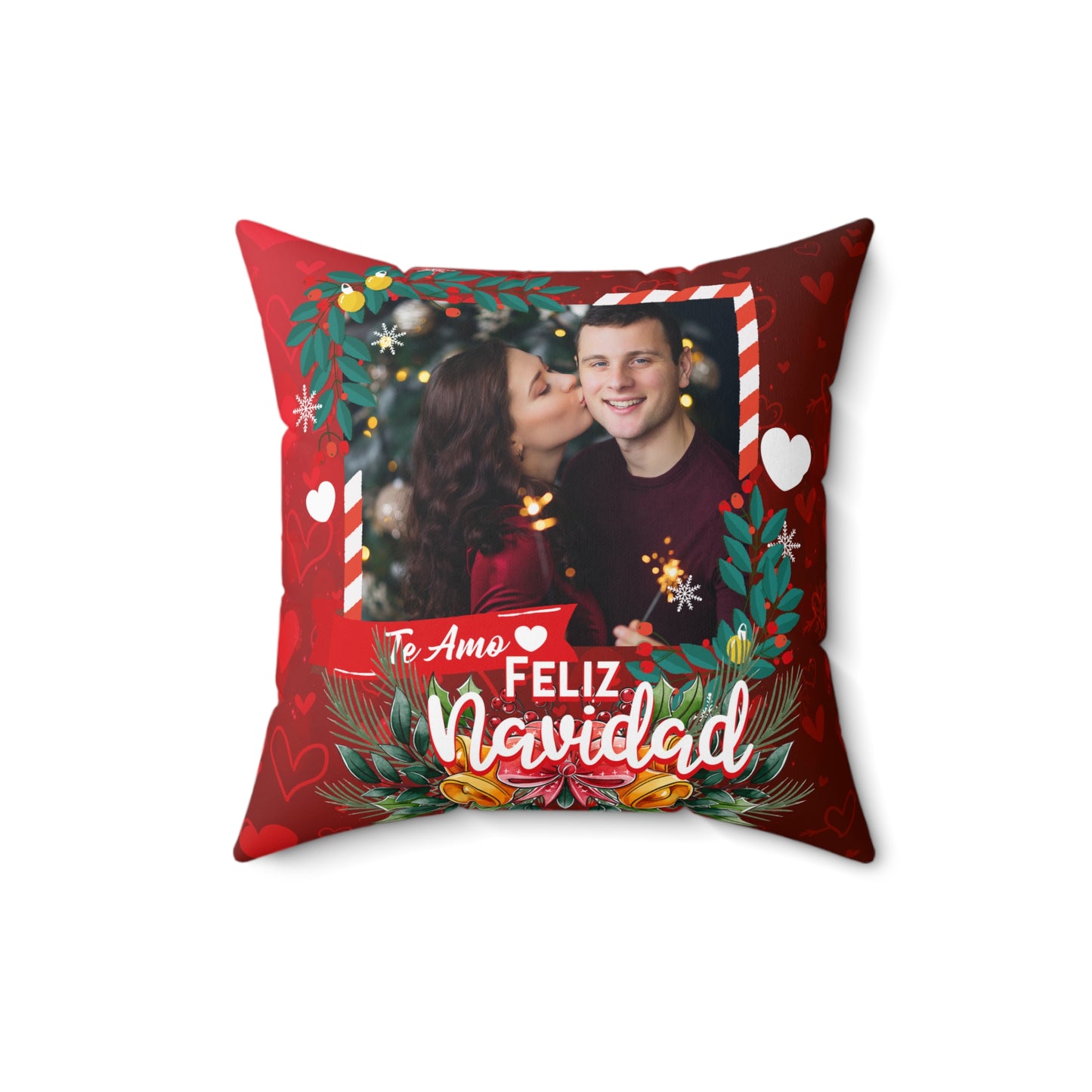 Te Amo Feliz Navidad Pillow