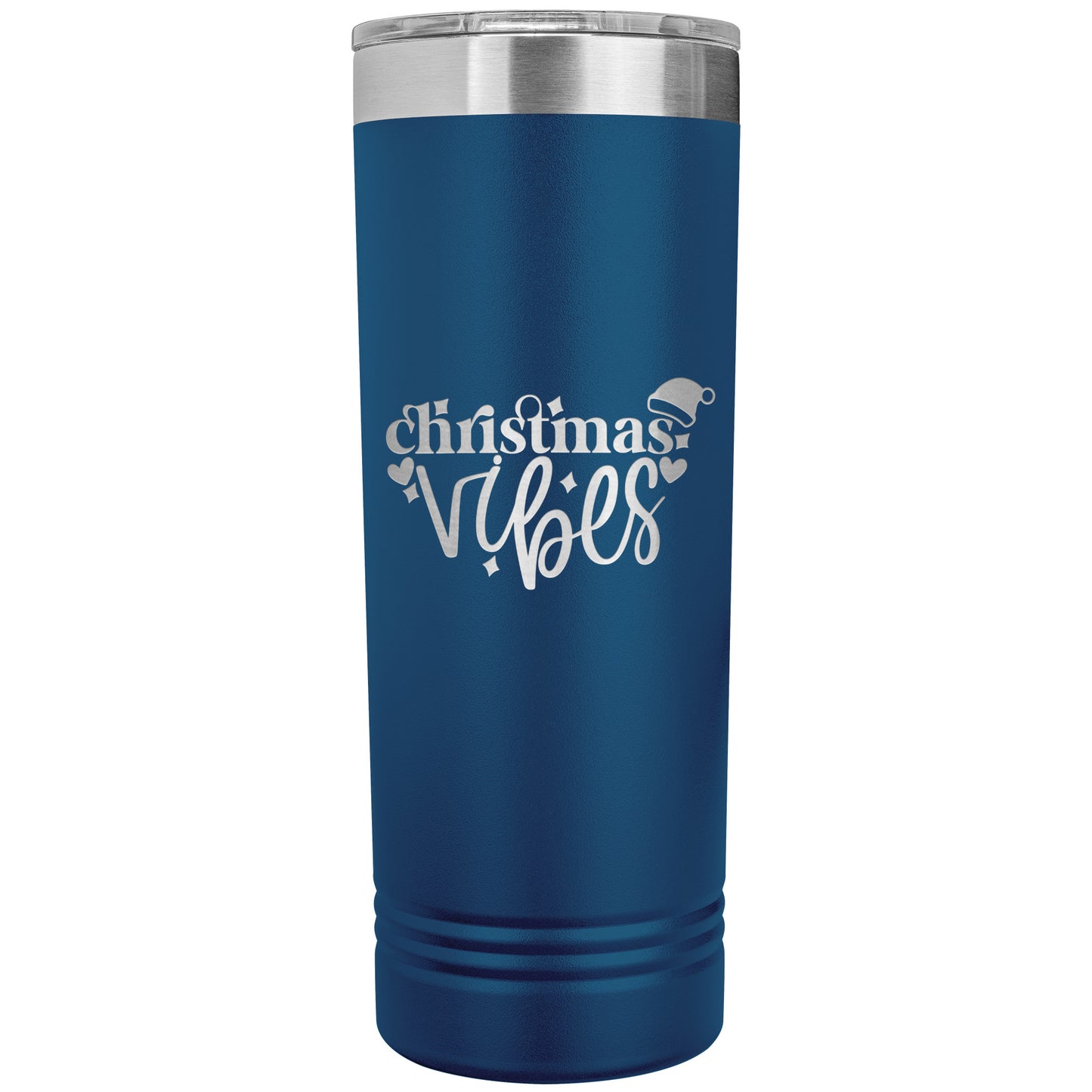 Christmas Vibes Skinny Tumbler