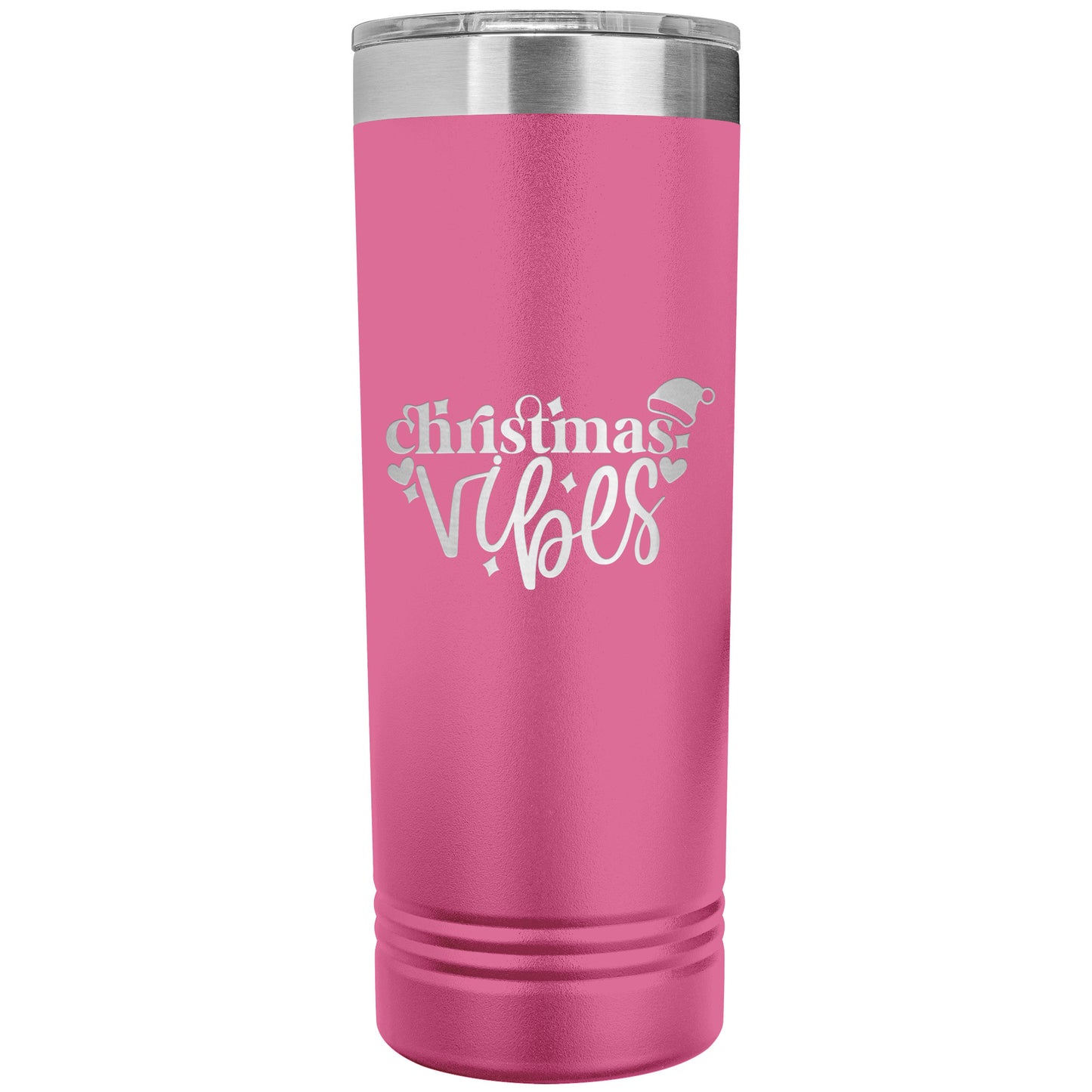 Christmas Vibes Skinny Tumbler