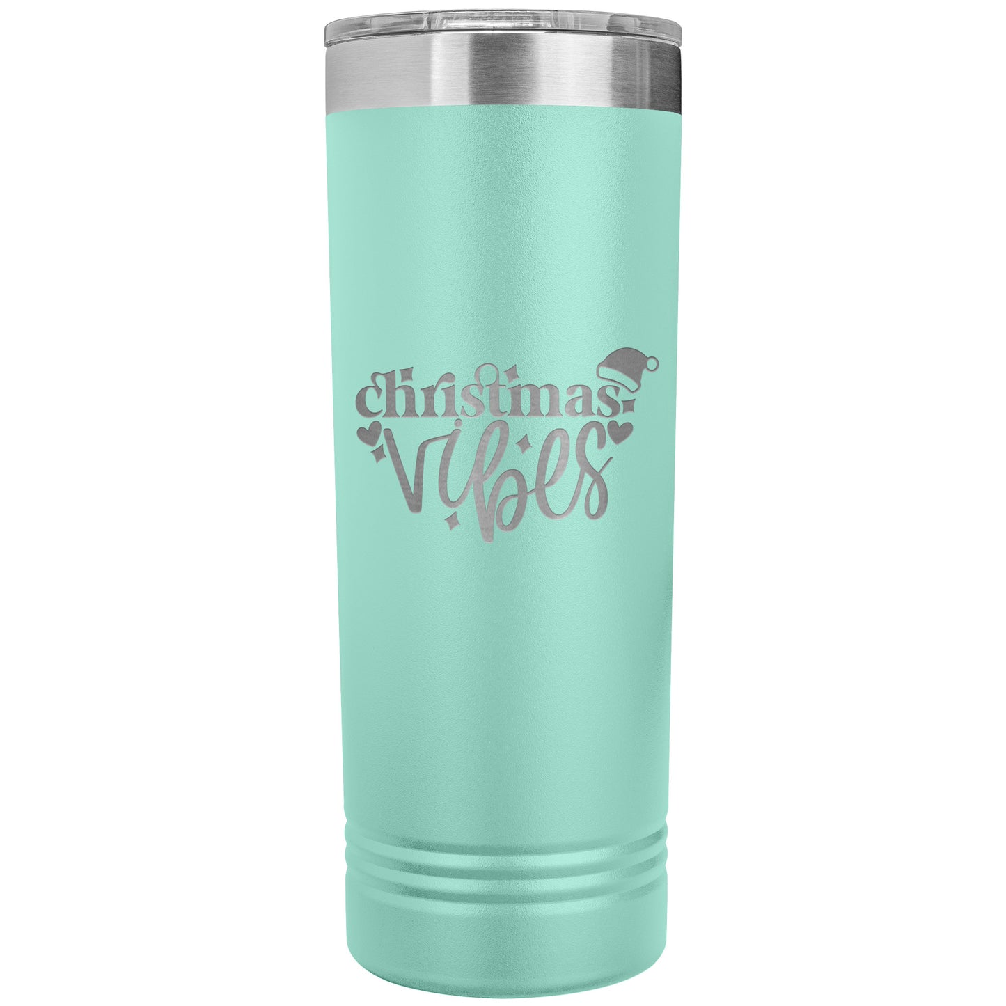 Christmas Vibes Skinny Tumbler