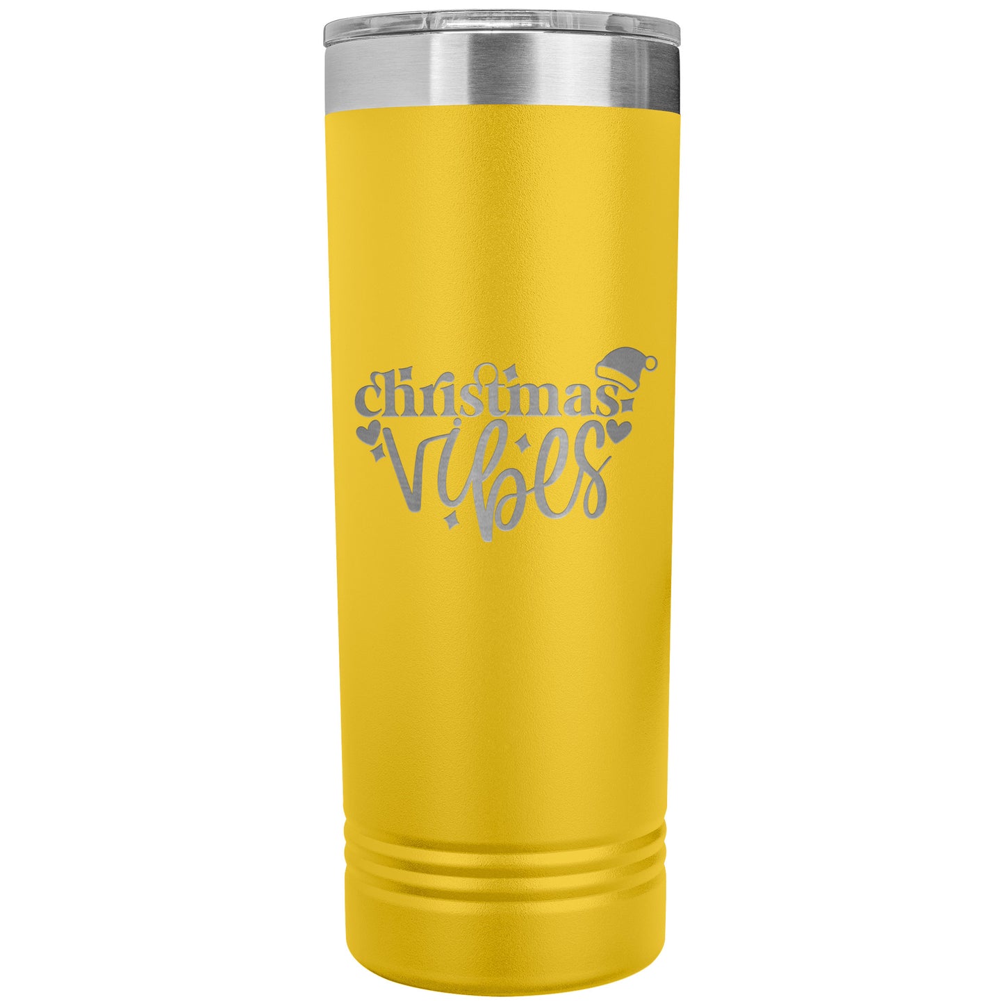 Christmas Vibes Skinny Tumbler