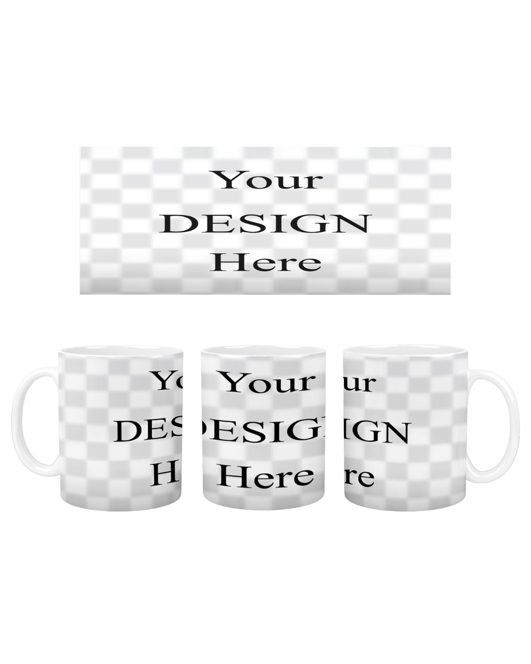 Custom Full Wrap Ceramic Mug 11oz