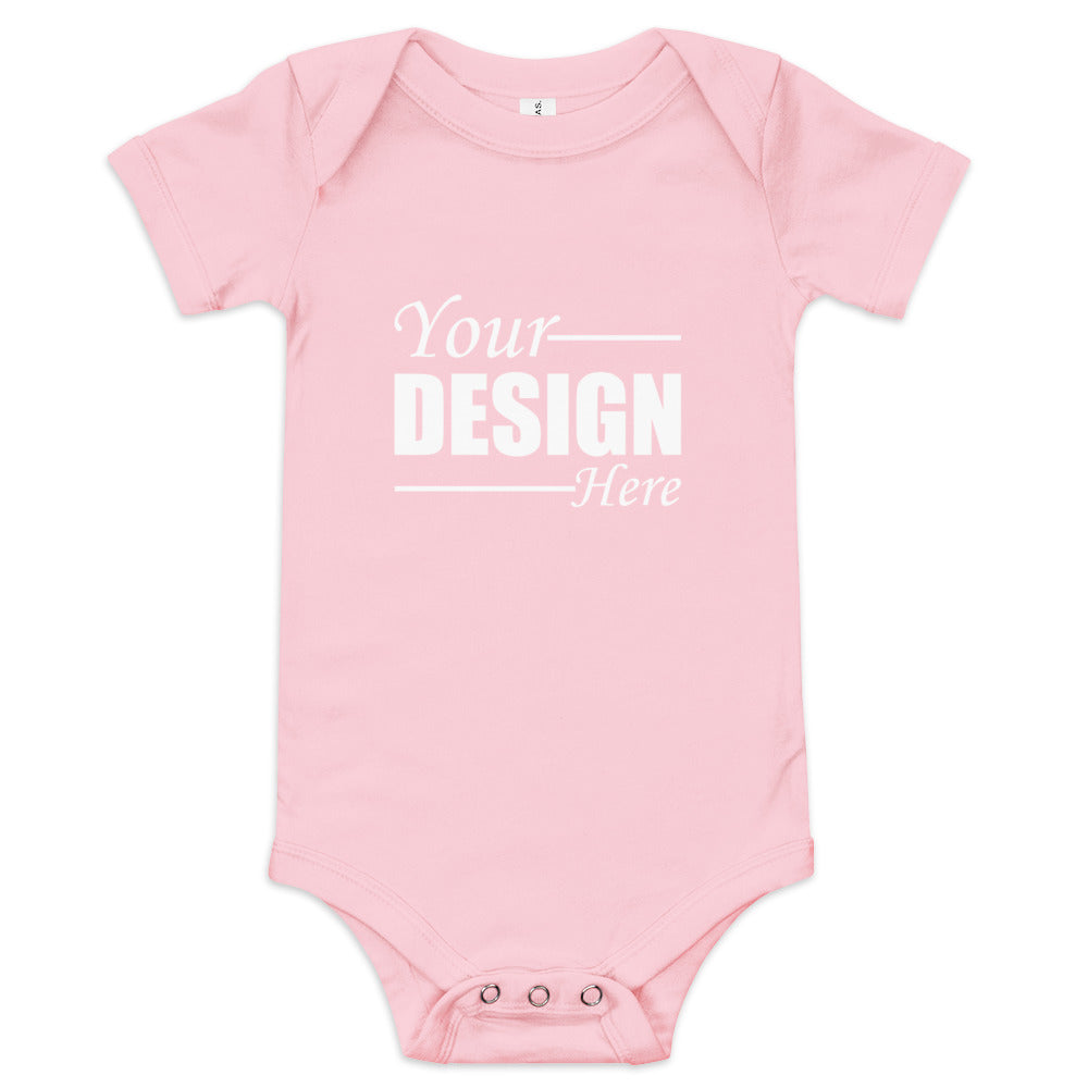 Custom Baby short sleeve one piece