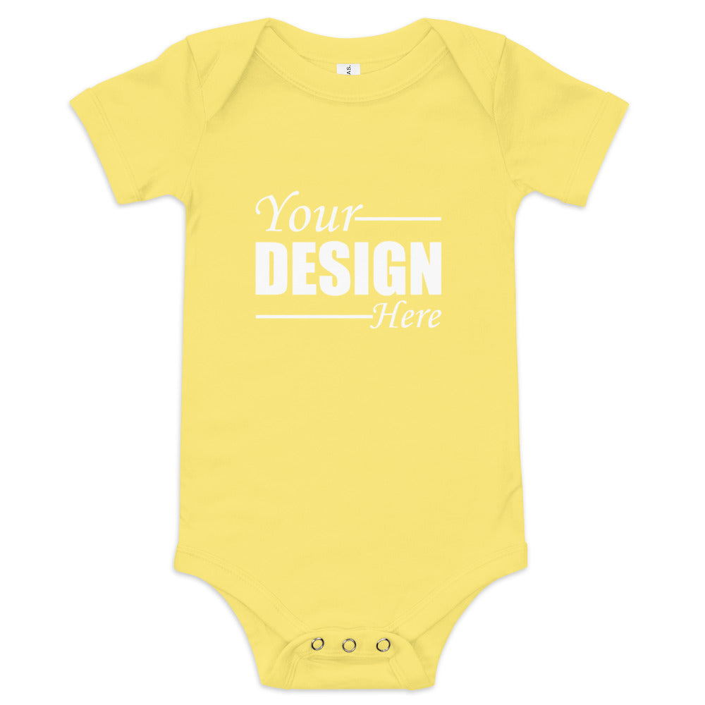 Custom Baby short sleeve one piece