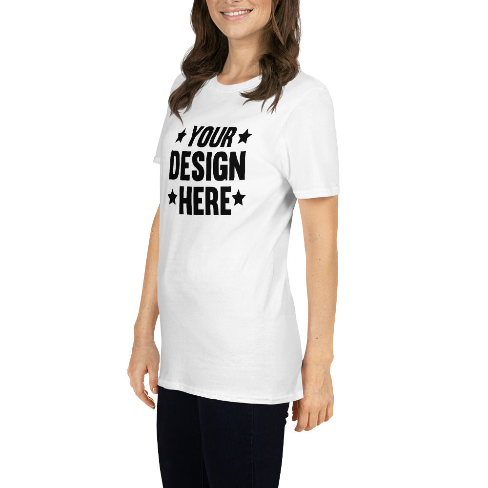 Custom Short-Sleeve Unisex T-Shirt/CLICK ON PERSONALIZE DESIGN TO PLACE YOUR OWN DESIGN