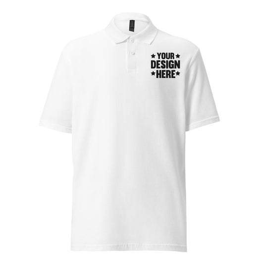 Custom Unisex pique polo shirt