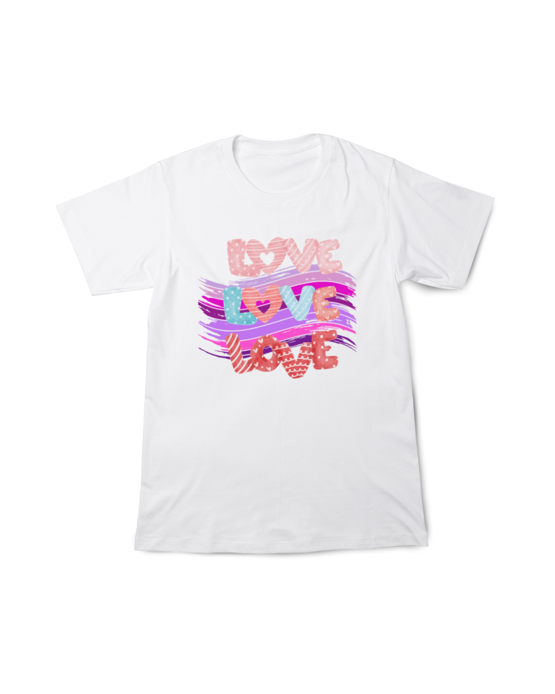 Love, Love, Love Sublimation T-shirt