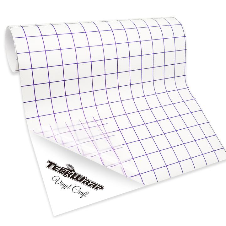 TECKWRAP Purple Grid Medium Tack Transfer Tape