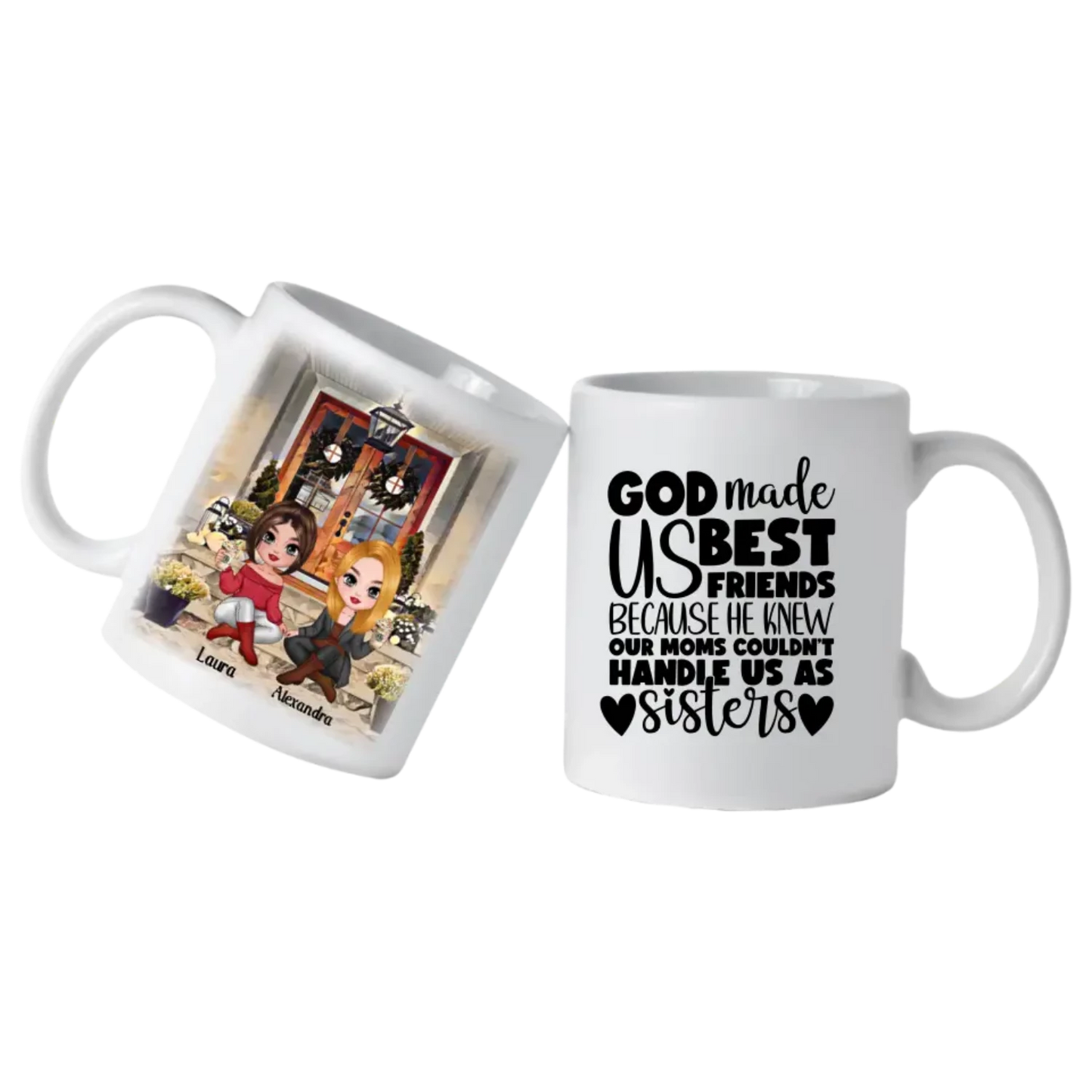 Autumn Best Friends Personalized Mug