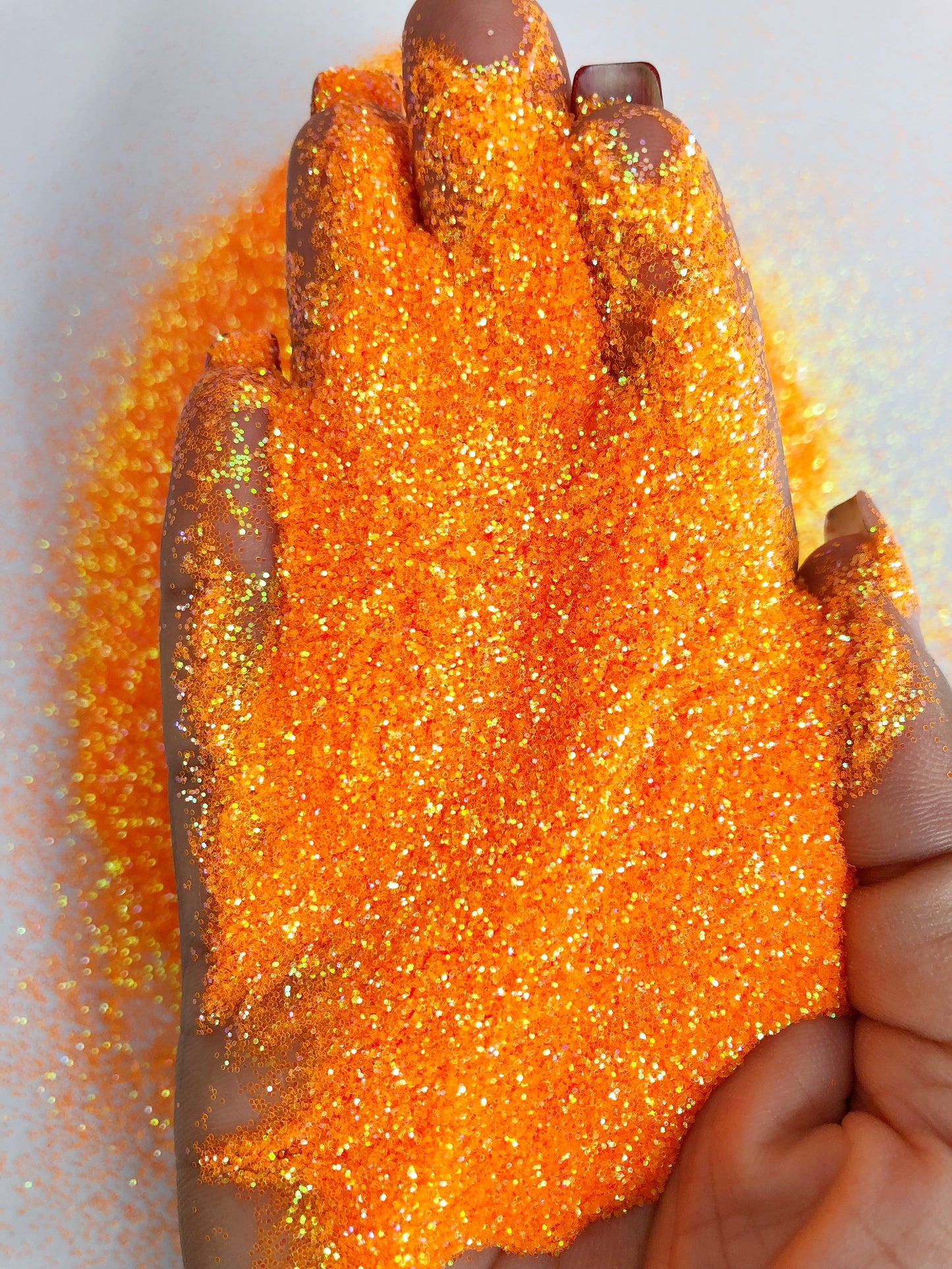 Sunrise Orange Fine Glitter