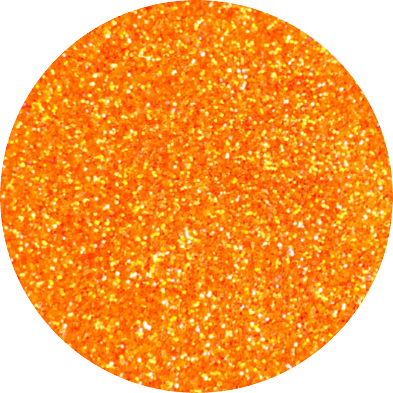 Sunrise Orange Fine Glitter