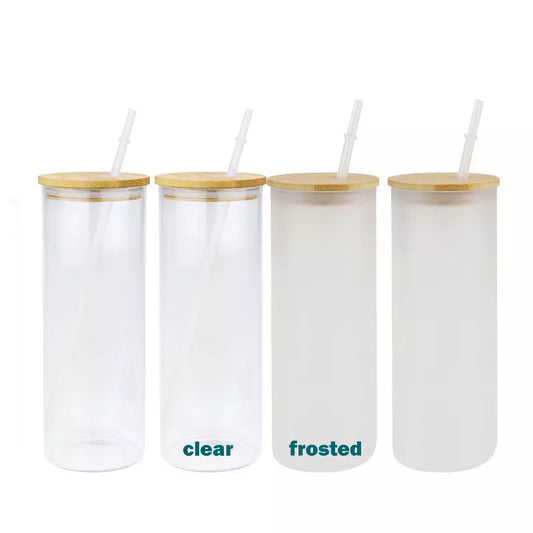 Sublimation Glass Skinny tumbler 20oz