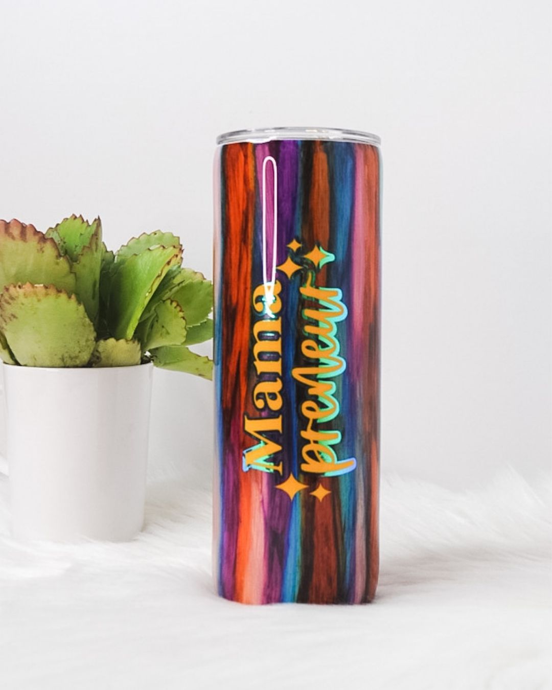 Mama Preneur Resin Tumbler 20oz Skinny