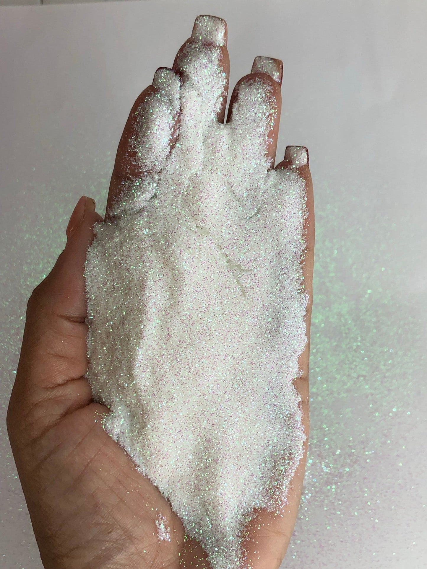 Magic Opal White Fine Glitter