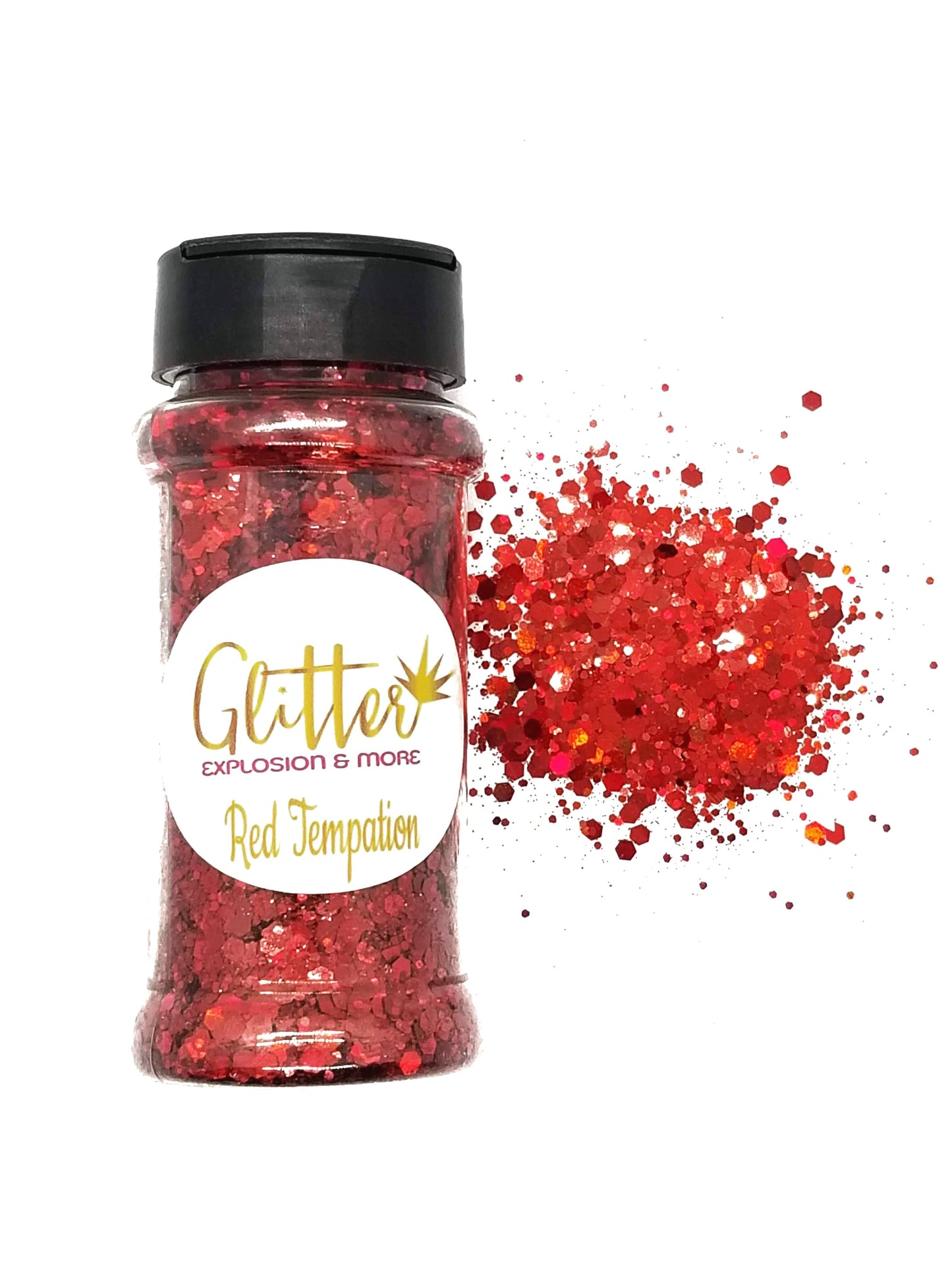 Red Temptation Chunky Glitter