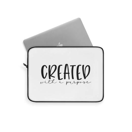 Created with a purpose Laptop Sleeve