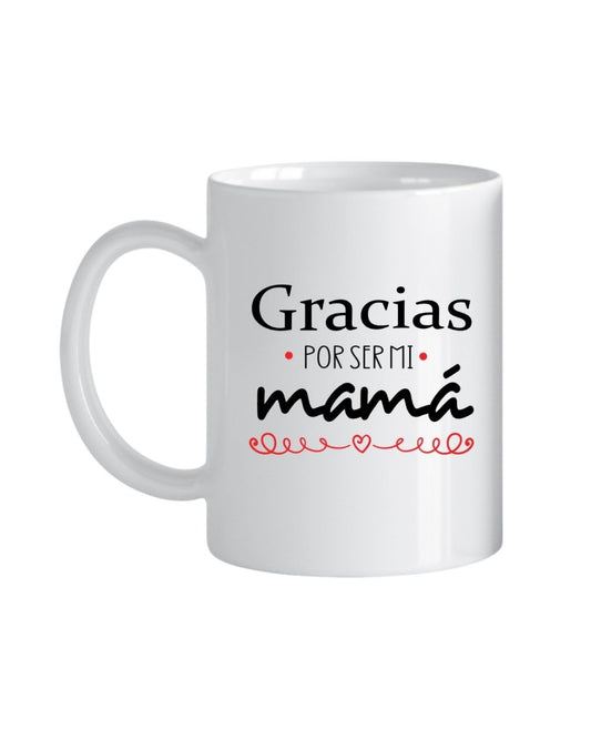 Gracias Mama Personalized Ceramic Coffee Mug