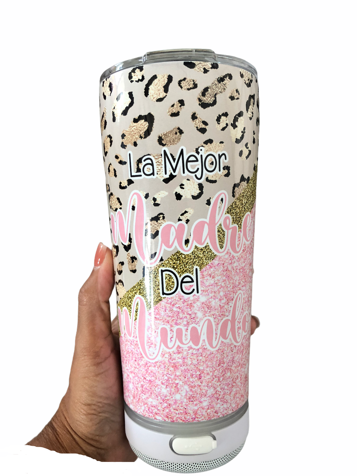 La Mejor Madre del Mundo Sublimation Music Tumbler