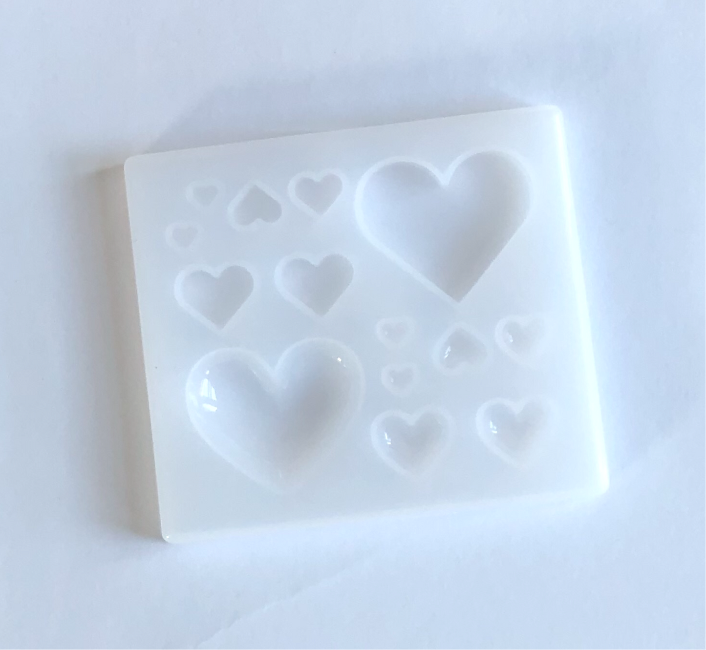 Hearts Silicone Resin Mold