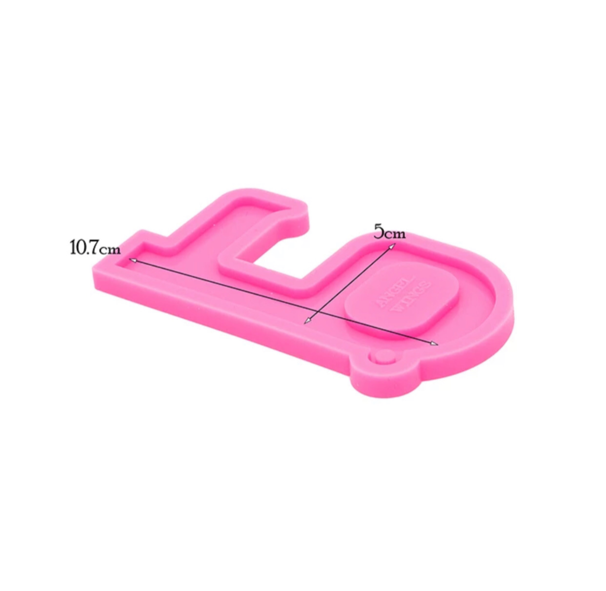 Hook Touch Less keychain Mold Resin Silicone Epoxy Molds