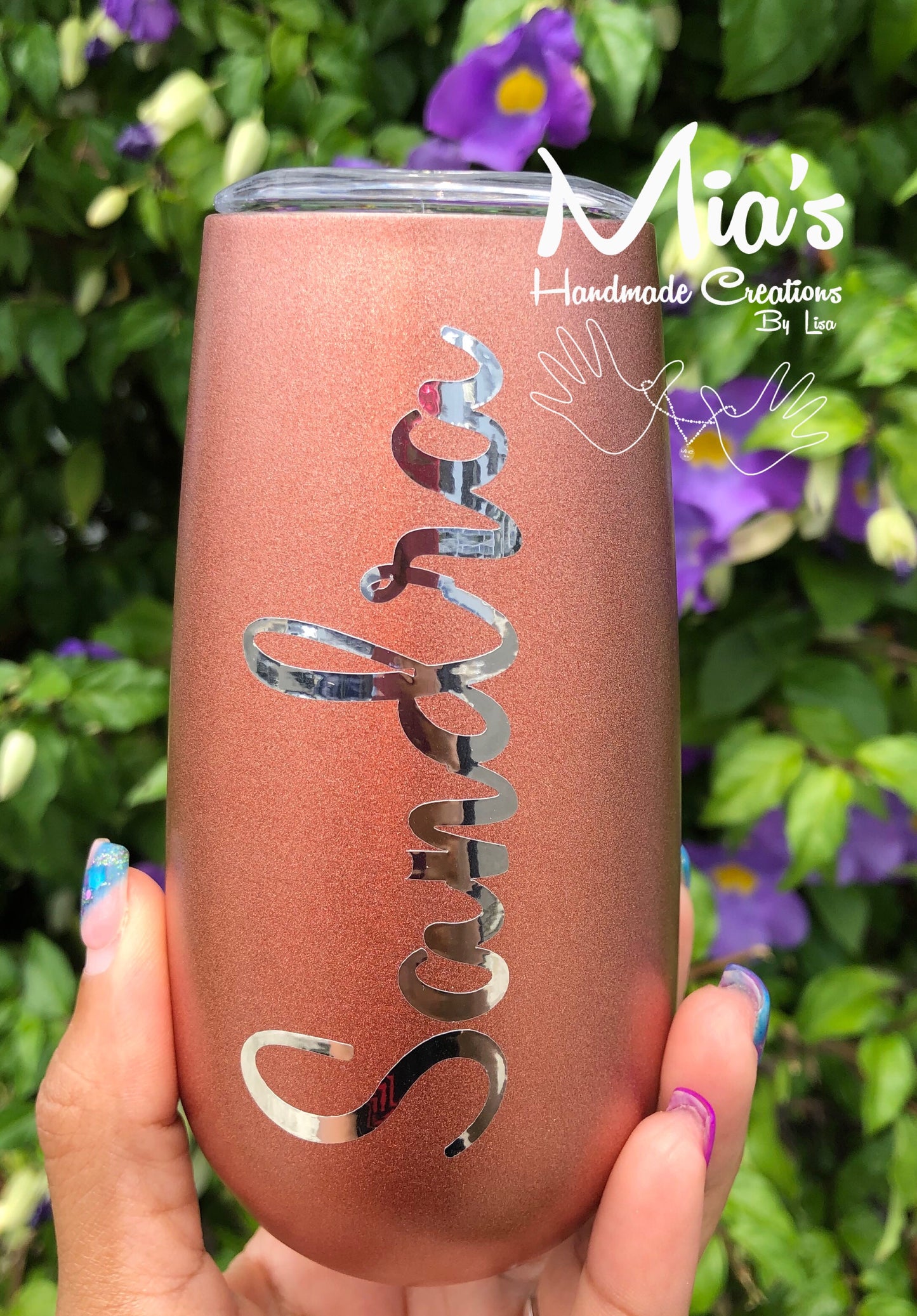 Personalized 6oz insulated stainless steel cup