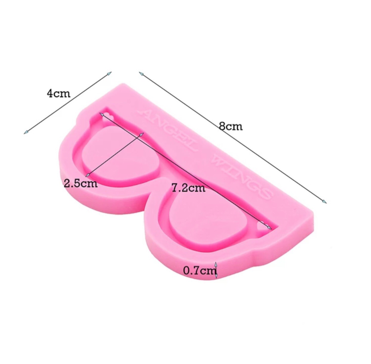 Glasses Mold Resin Silicone Epoxy Molds