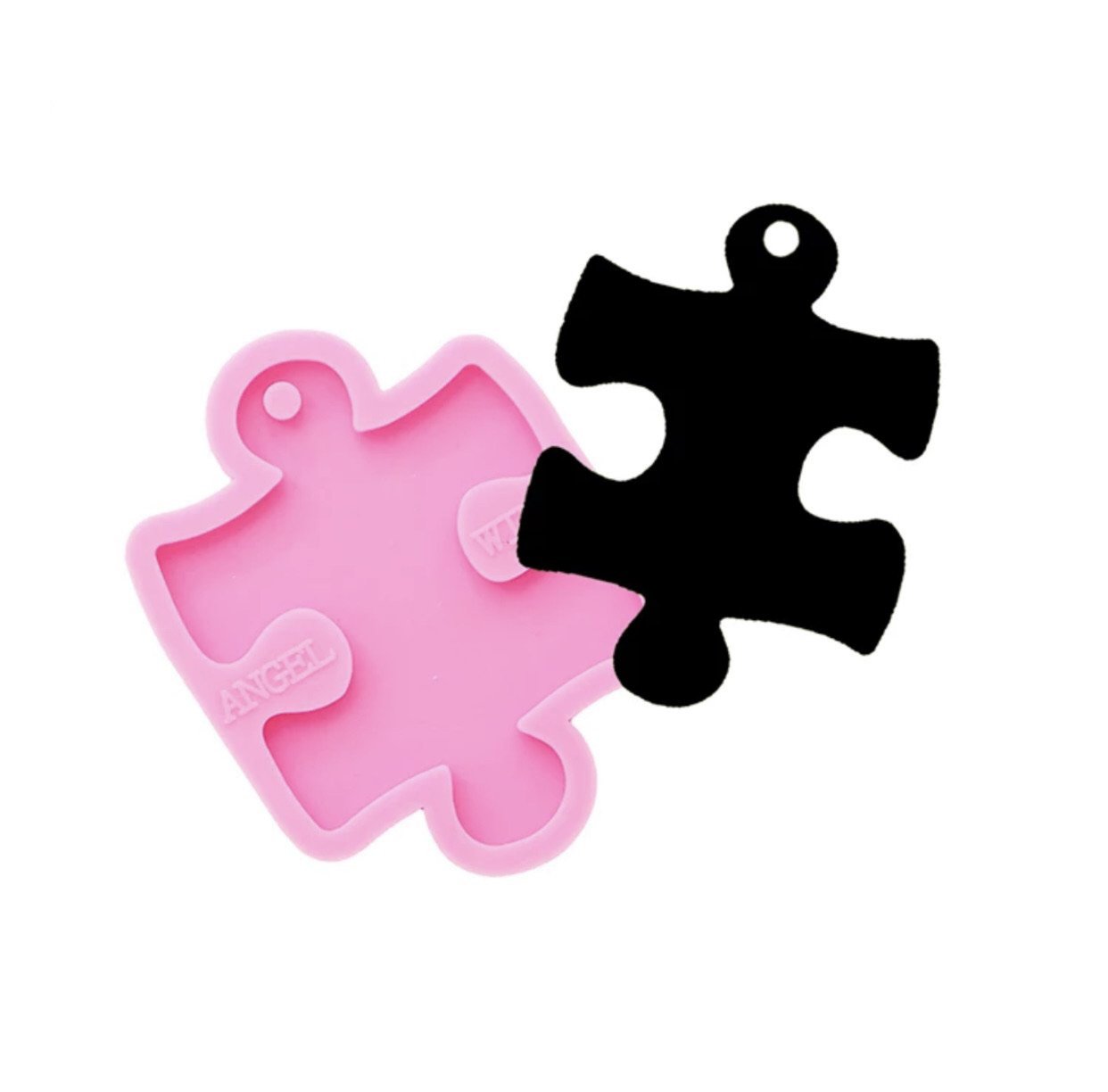 Puzzle keychain Mold Resin Silicone Epoxy Molds