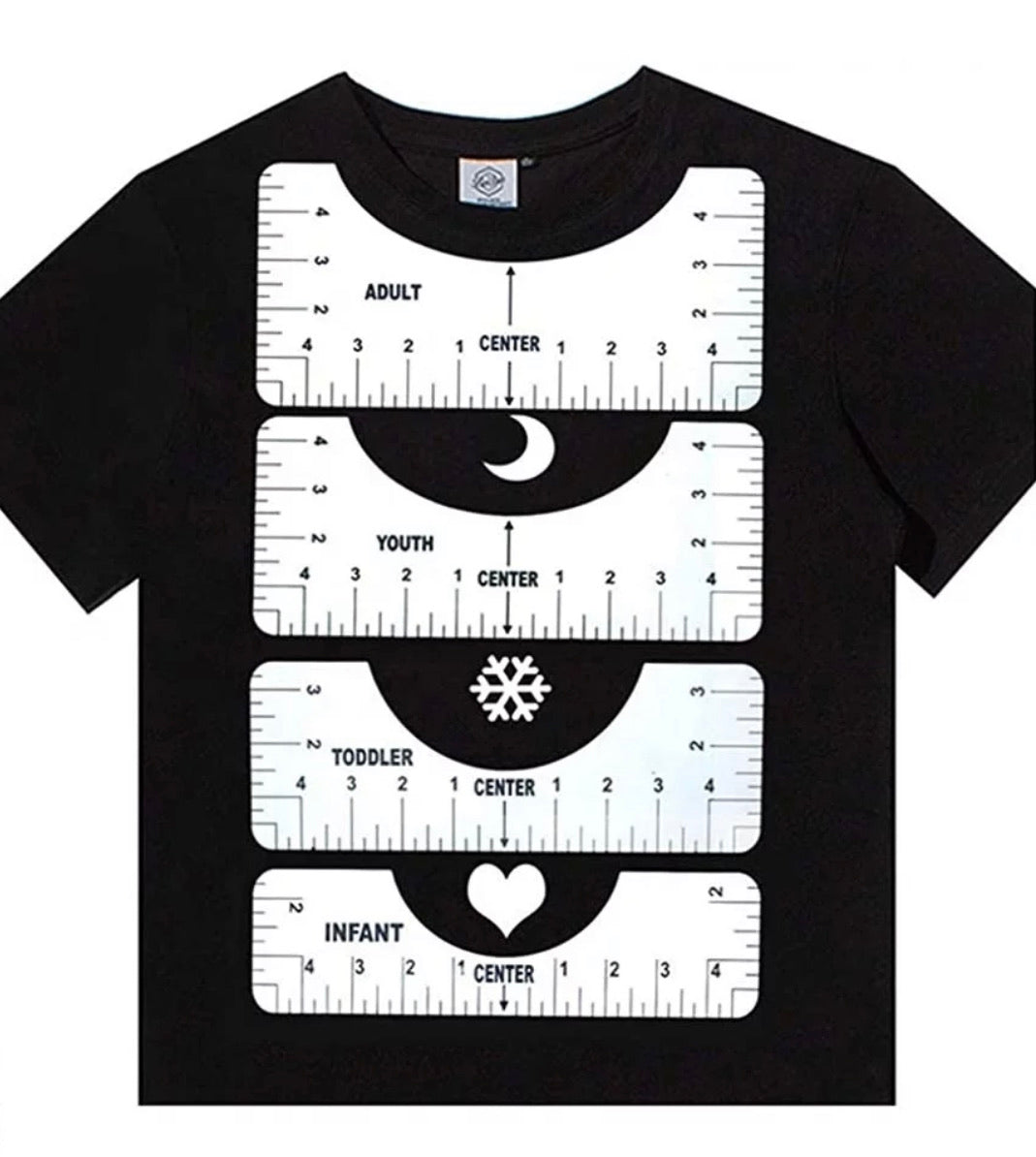 T-shirt Alignment Tool Ruler