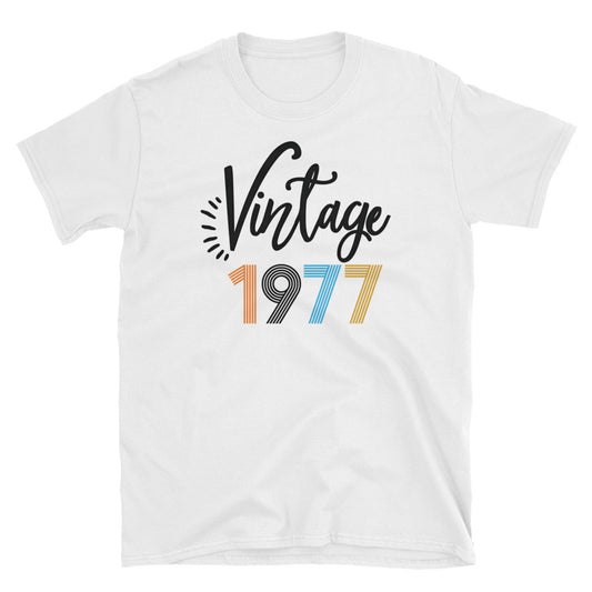 Vintage 1977 Short-Sleeve Unisex T-Shirt